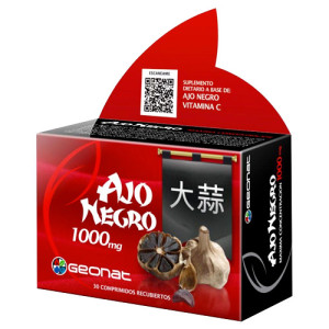 Ajo Negro 1000 X 30 Comprimidos - Geonat